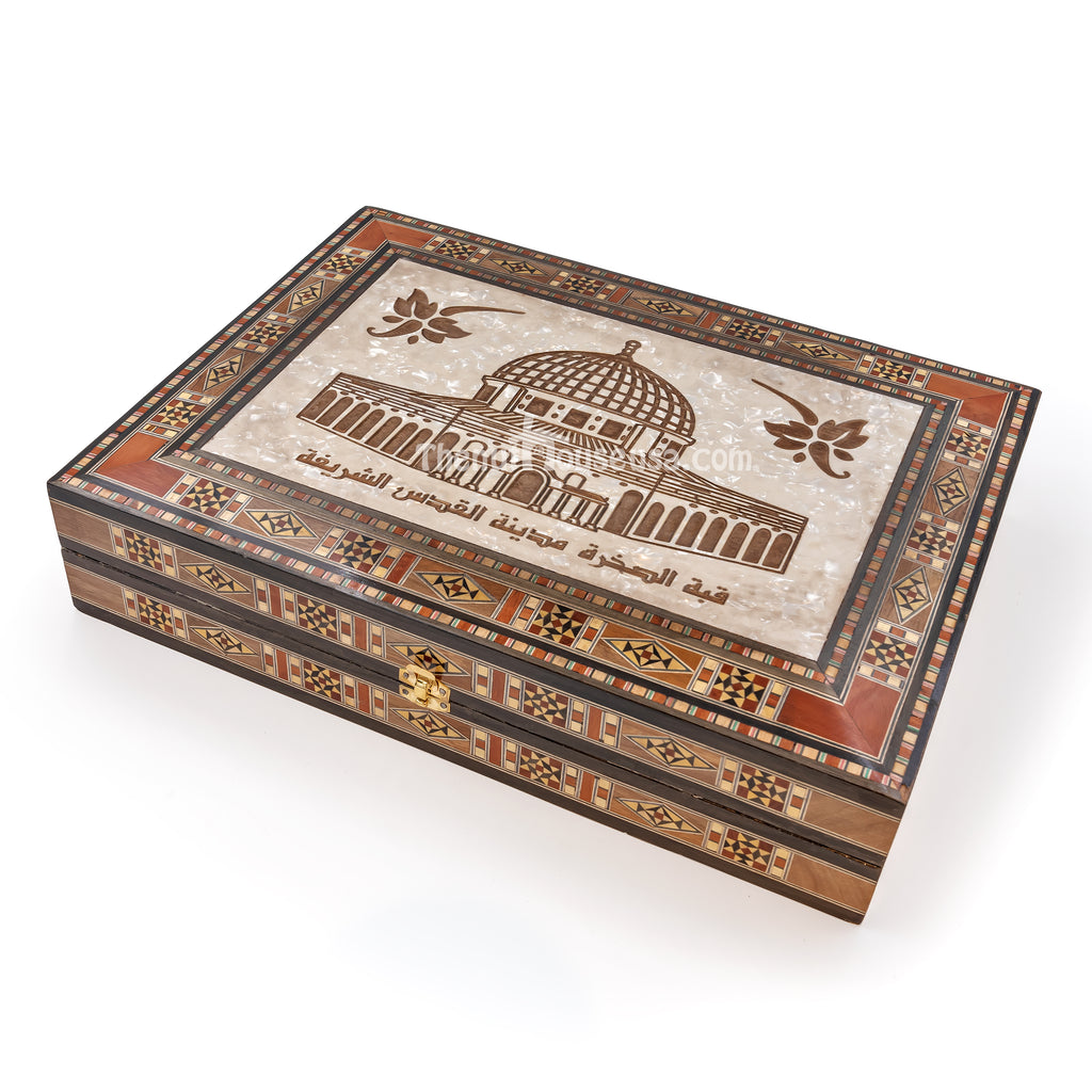 Mosaic Plexiglass store Box Handmade in Syria